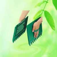 China Plastic Garden Grass Leaf Scoop Rake HT4014 China factory manufacturer supplier