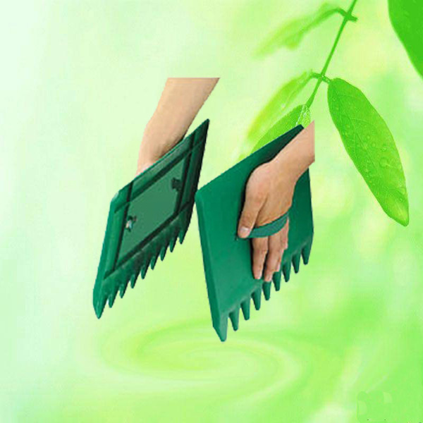 China Plastic Garden Grass Leaf Scoop Rake HT4014 China factory supplier manufacturer