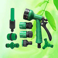 China Yard Watering Trigger Hose Spray Gun Set HT1328