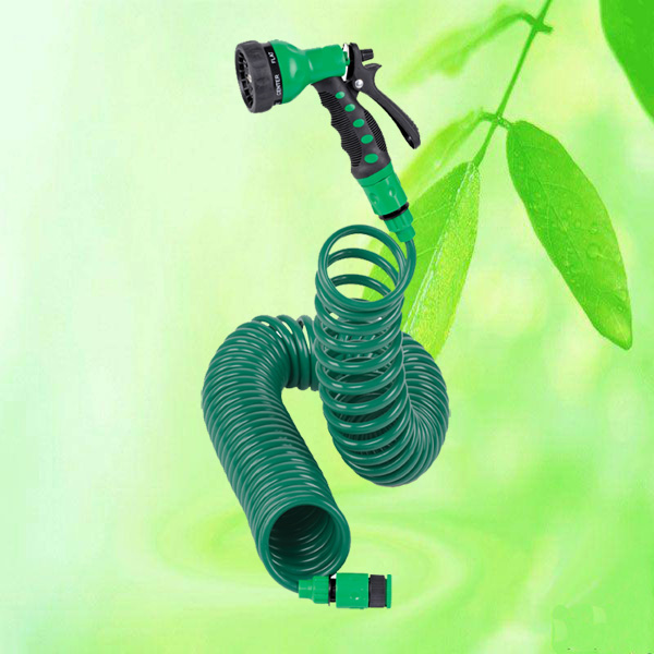 China EVA Coil Spire Garden Hose With Spray Gun Set HT1061-1 China factory supplier manufacturer