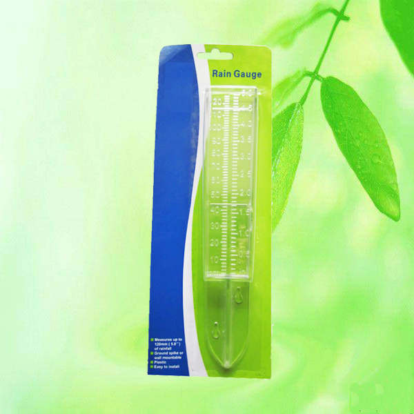 China 120mm Plastic Garden Rain Gauge HT5040-3 China factory supplier manufacturer