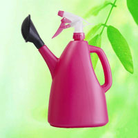 China Plastic Flower Watering Can With Rose & Sprayer HT3017