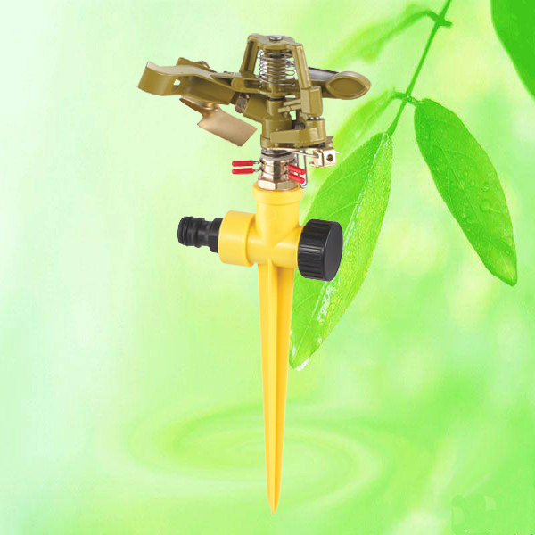 China Metal Impulse Sprinkler On Plastic Spike HT1005 China factory supplier manufacturer