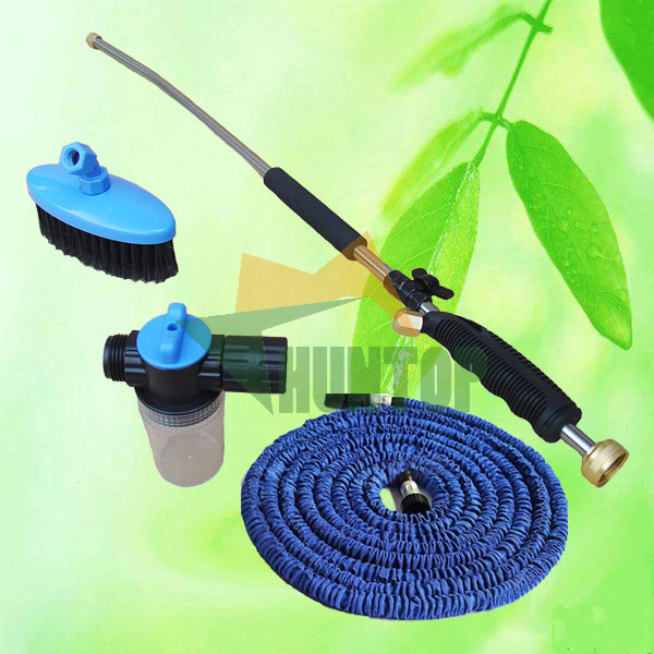 China Expandable Garden Hose With Spray Nozzle HT5079D China factory supplier manufacturer