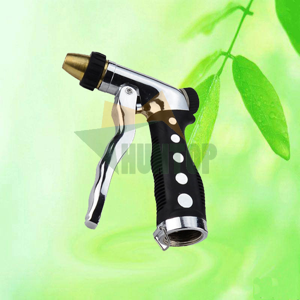 China 3 Pattern Metal Garden Hose Spray Gun HT1331 China factory supplier manufacturer