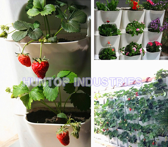 China Plastic Vertical Garden Planter HT5100 China factory supplier manufacturer