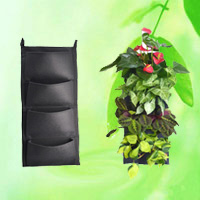 China 4 Pocket Reiforced Patio Vertical Gardening Planter HT5092D