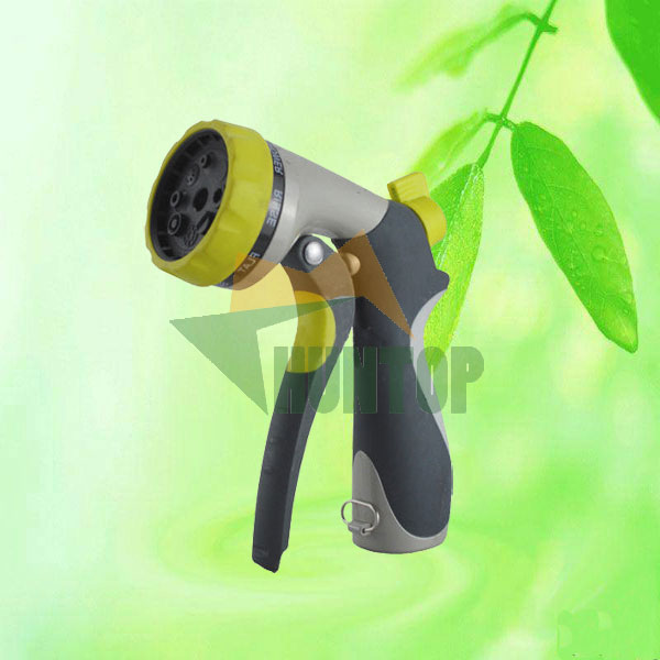 China 8 Pattern Heavy Duty Metal Garden Hose Nozzle Sprayer HT1350 China factory supplier manufacturer