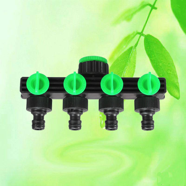 China Hose Splitter Valve Faucet Manifold Shut Off Valve Connector HT1230D China factory supplier manufacturer