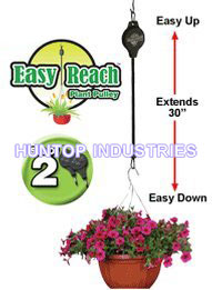 China Garden Retractable Plant Hanger Pulley Set HT5067