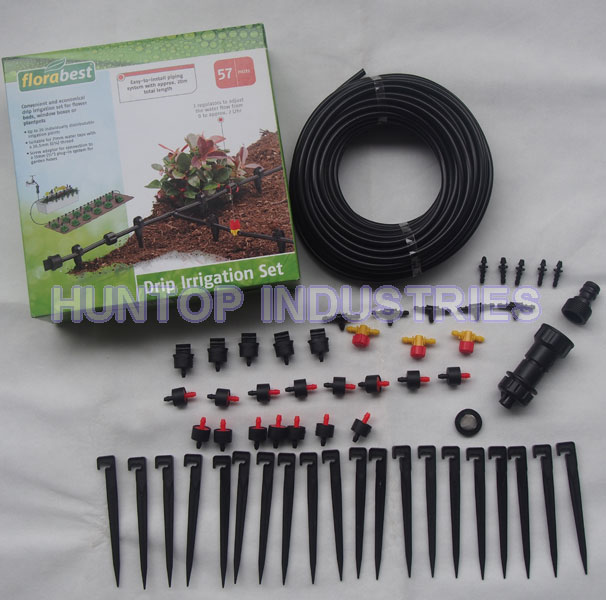 China 57pcs Micro Garden Watering Drip Irrigation Set HT1113 China factory supplier manufacturer