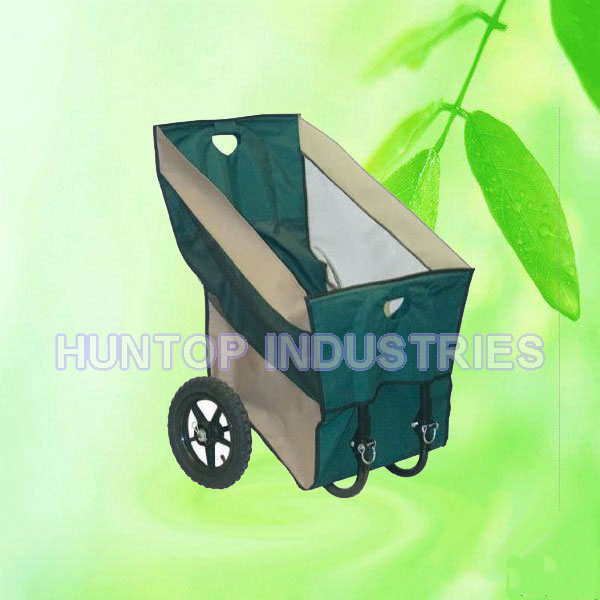 China Folding Lawn Garden Yard Rolling Cart Utility HT5432 China factory supplier manufacturer