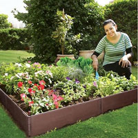 China Outdoor Flower Patch Planter Raised Garden Bed HT4465 China factory manufacturer supplier