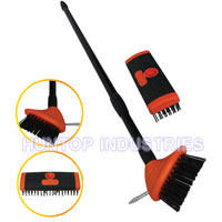 China Telescopic Wire Patio Brush with Weed Garden Scraper HT5503