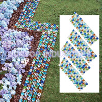 China Multicolor Glass Border Garden Edging HT5609B