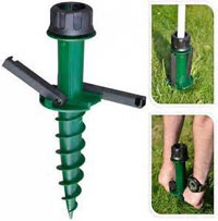 Earth Anchor 450mm For Securing Parasol Tent Camping Ground Spike Washing Line 