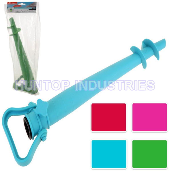 China Patio Umbrella Stand Anchors Beach Parasol Stand Screw Drill HT5811A China factory supplier manufacturer
