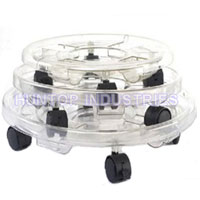 China Flower Plant Pot Mover Stands Transparent HT4221