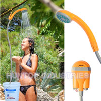 China Battery Powered Handheld Portable Outdoor Camping Shower HT5771