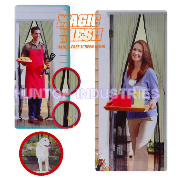 China Magic Mesh Hands Free Screen Door HT5604 China factory supplier manufacturer