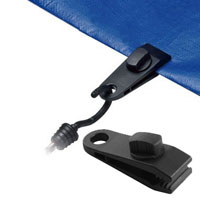 China Plastic Heavy Duty Tarp Tie Down Clips HT5027