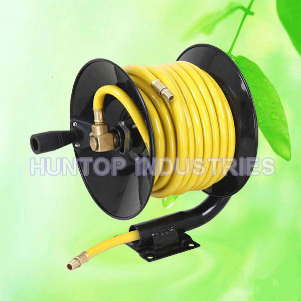 China Hand Crank Air Compressor Hose Reel HT1432 China factory supplier manufacturer