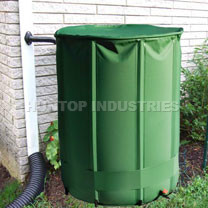 China Hydroponic Flexitank Flexible Rain Barrel Collapsible Water Barrel Kit 750L HT1115 China factory manufacturer supplier