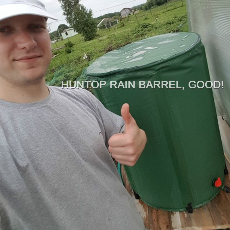 China Hydroponic Tank Collapsible Rain Barrel PVC Tarpaulin Water Tank 750L China factory supplier manufacturer