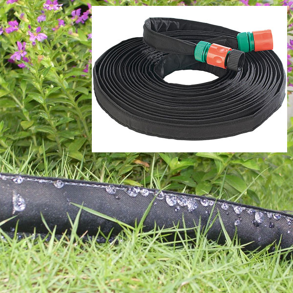 Flat shop soaker hose
