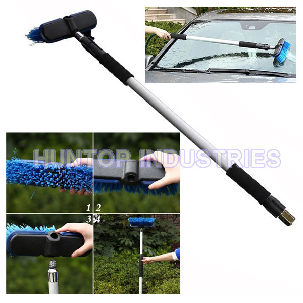 Extendable Multi Purpose Gutter Cleaning Tool Brush Water Wand