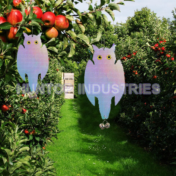 China Decoy Scare Birds Holographic Reflective Owls HT5158A China factory supplier manufacturer