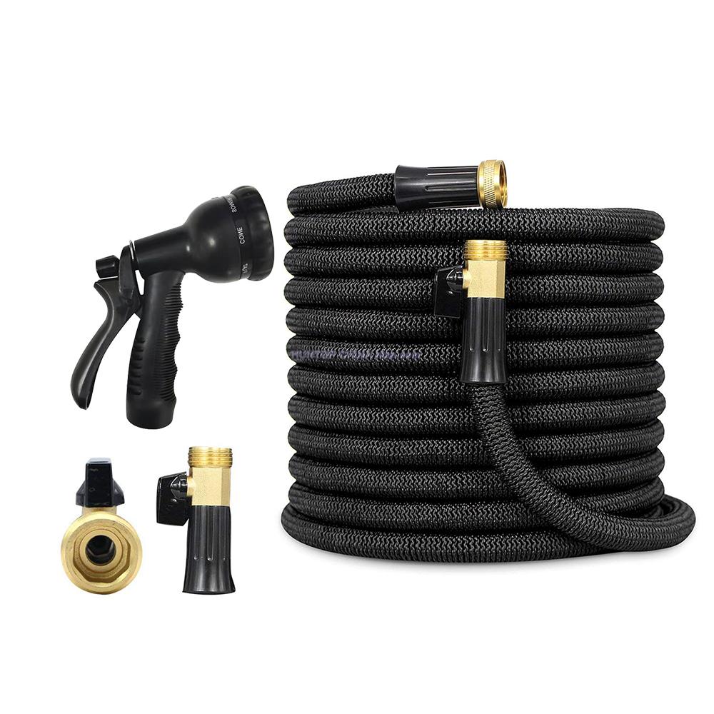 High Strengh Expandable Hose w/ Brass Valve & 8 Function Sprayer HT1079B