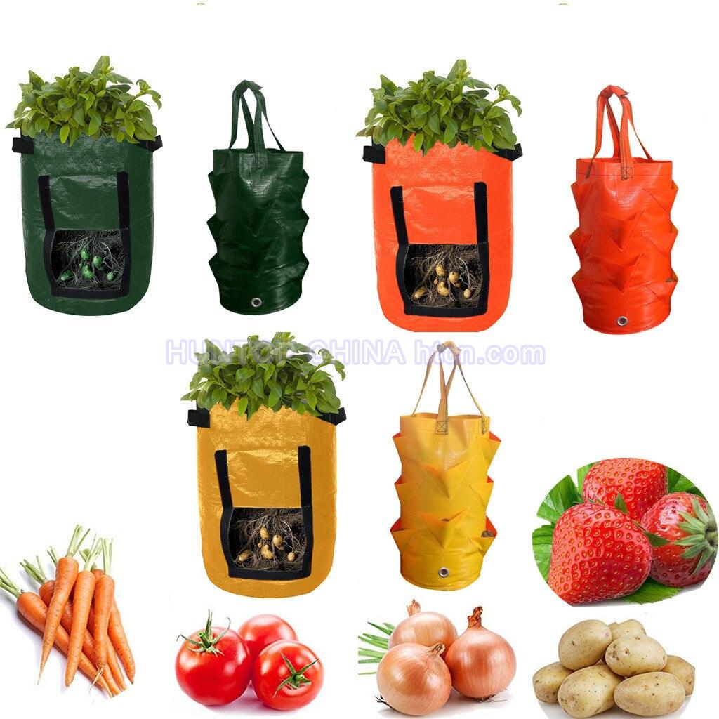 China DIY Vegetable Plant Grow Bag For Tomato, Potato Planter Pot HT5711  China factory supplier manufacturer
