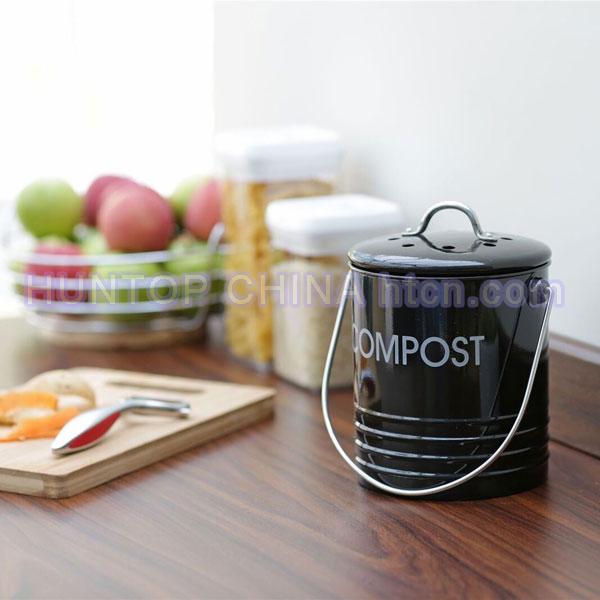 China Compost Caddy Food Waste Bin HT5498 China factory supplier manufacturer