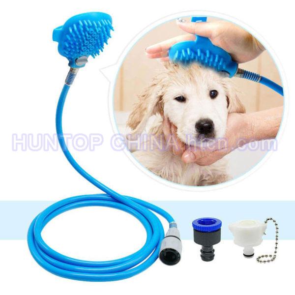 China Pet Bathing Tool Shower Sprayer Massage Scrubber HT3302 China factory supplier manufacturer