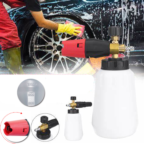 1/4 Snow Foam Cannon Gun Car Wash Soap Lance Sprayer Pressure