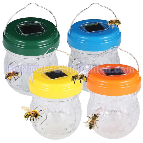best Outdoor Yard Solar Hanging Wasps Bee Insect Trap HT4605B China factory supplier manufacturer