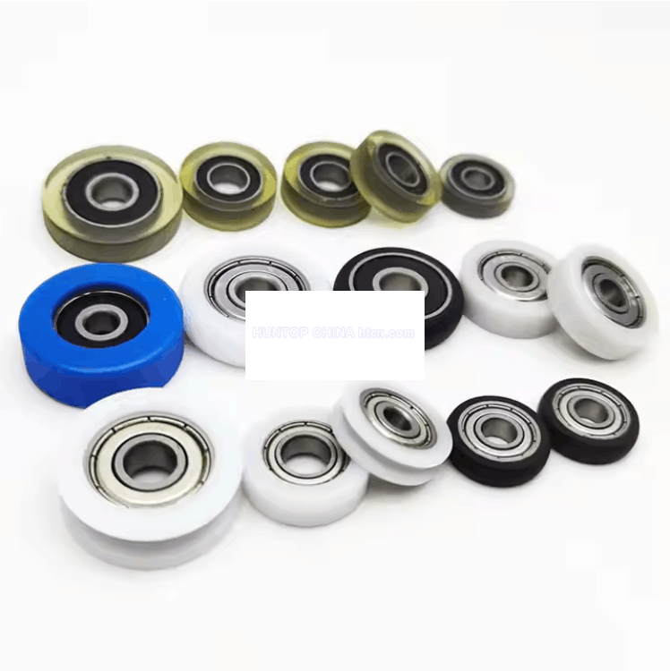 U groove Nylon Roller Wheel Hanger Sliding Door Roller Elevator Door Closet Roller