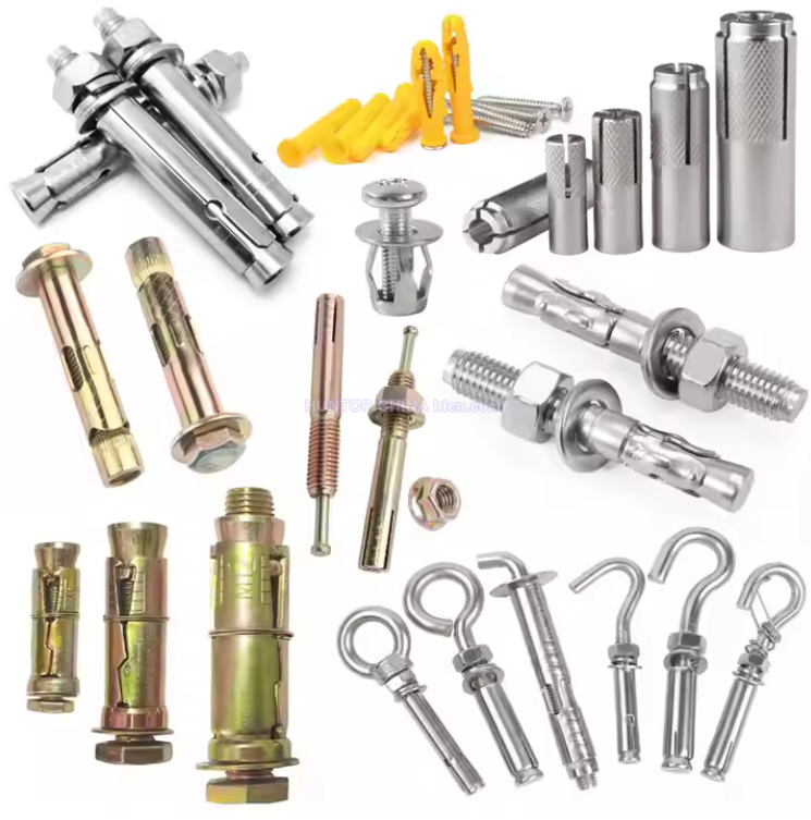 All Types M8 M10 M12 M14 Stainless Steel Metal Concrete Anchor Bolt