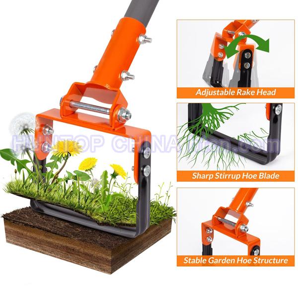 best Stirrup Hoe Rake Garden Hoe Cultivator Weeding Tool HT5834 China factory supplier manufacturer