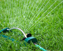 garden lawn oscillating sprinkler